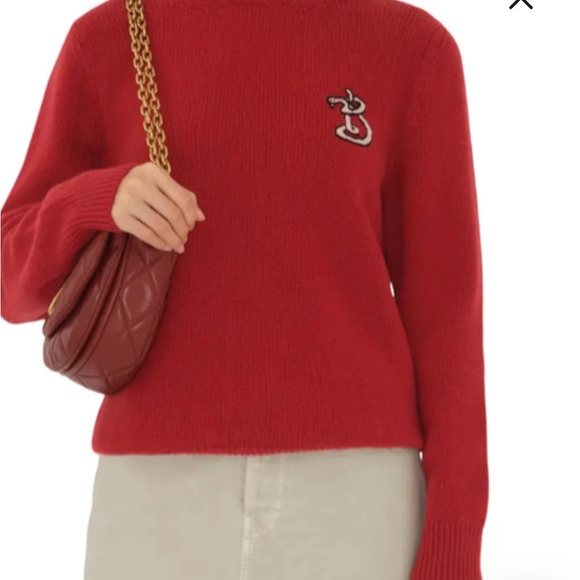 B Snake Wool Cashmere Sweater Brand New - Picture 2 of 5